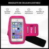 Brazalete Y Funda Porta Celular Táctil Impermeable Deportivo