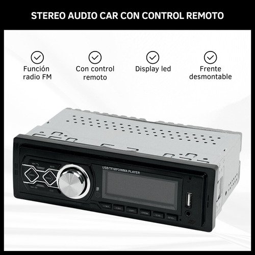 Estéreo Desmontable para Auto