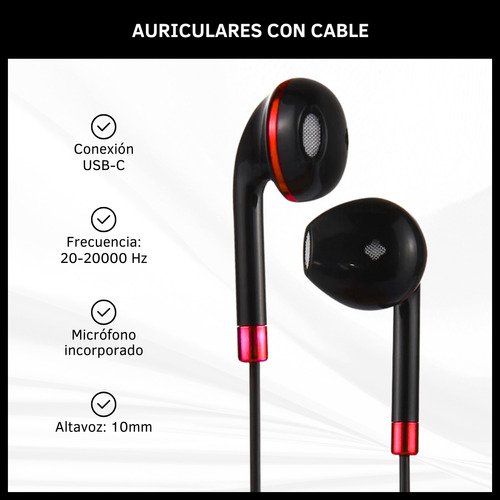 Auriculares Con Cable + Manos Libres
