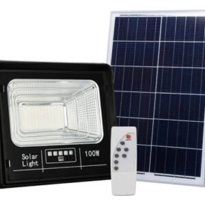 Reflector LED de 100W con Panel Solar