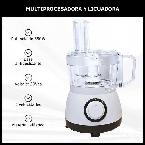 Multiprocesadora Y Licuadora