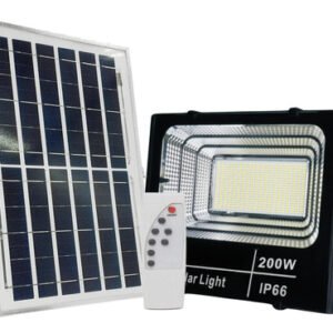 Reflector LED de 200W con Panel Solar
