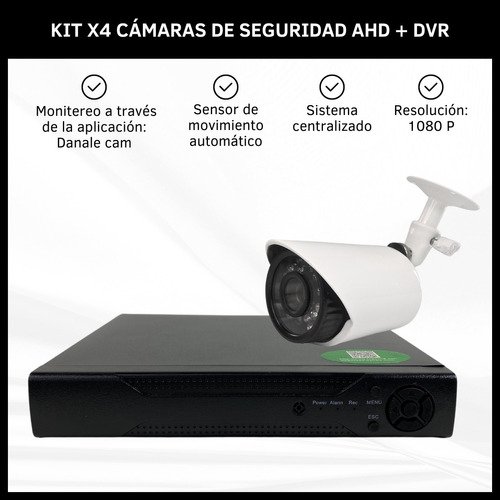 Kit de Cámaras de Seguridad 1080p
