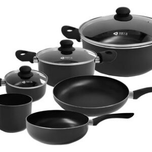 Set de Ollas y Sartenes Antiadherentes de 9 Piezas