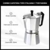 Combo Tostadora Eléctrica + Cafetera Estilo Italiana