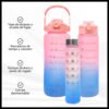 Set de Botellas Motivacionales Degrade