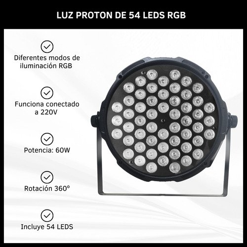 Luz Proton 54 LED