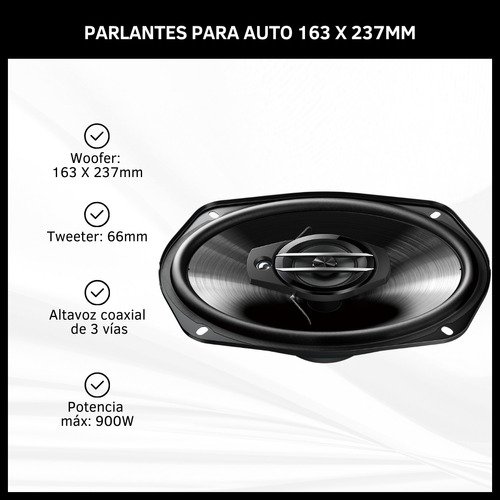 Parlantes para Auto Coaxiales