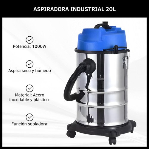 Aspiradora Y Sopladora de Tacho
