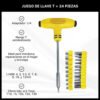 Kit de Herramientas Llave T x24