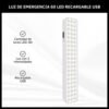 Luz de Emergencia 60 LED