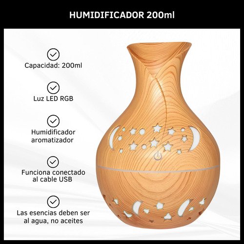 Humidificador Difusor Aromático