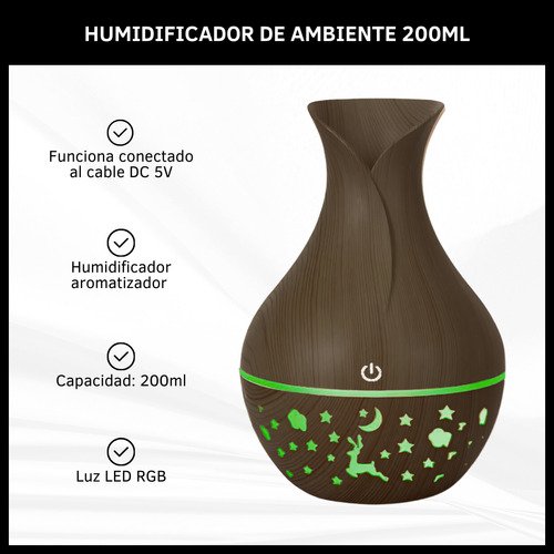 Humidificador Difusor Aromático
