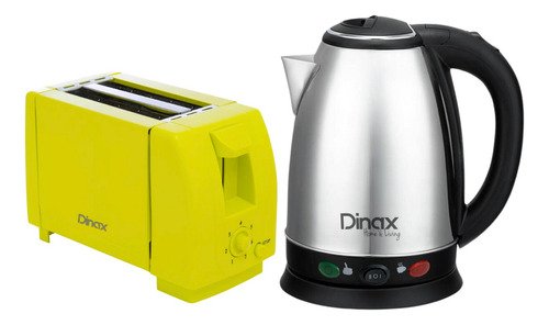 Pava Eléctrica Corte Mate + Tostadora