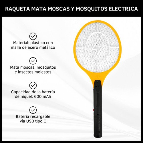 Raqueta Mata Moscas