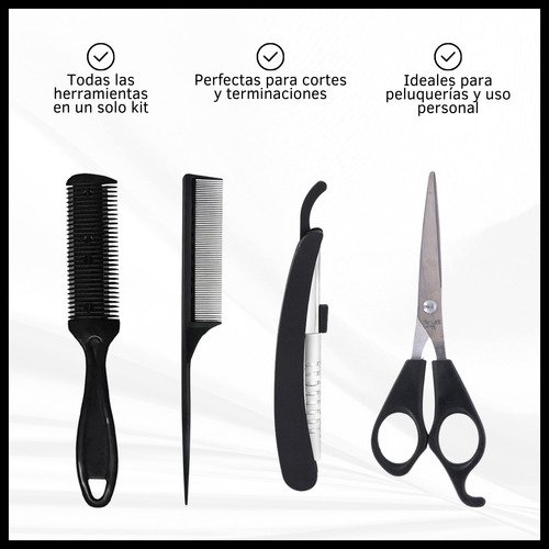 Máquina de Cortar Pelo + Kit de Peluquería