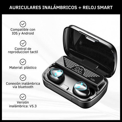 Smartwatch + Auriculares In Ear