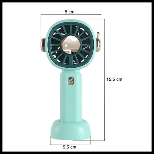 Mini Ventilador de Mano Portátil Recargable
