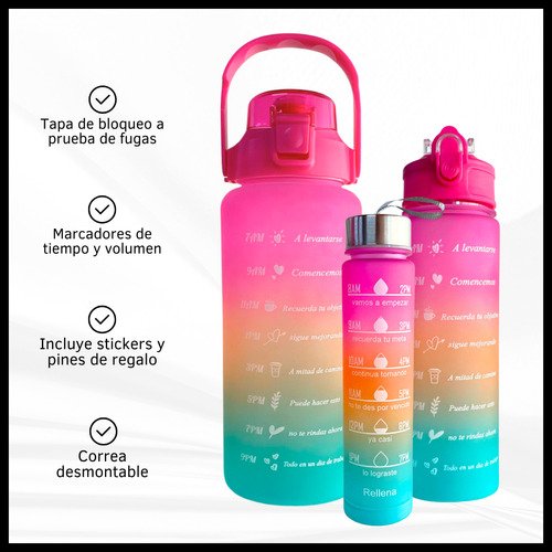 Set de Botellas Degradé