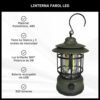 Lámpara Farol Portátil Luz LED