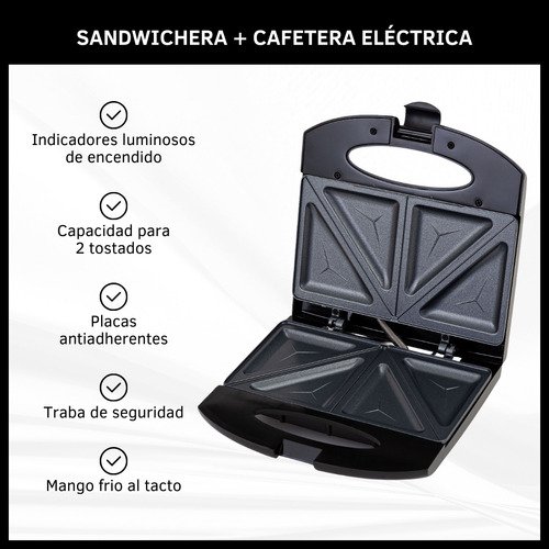 Combo de Cafetera + Sandwichera