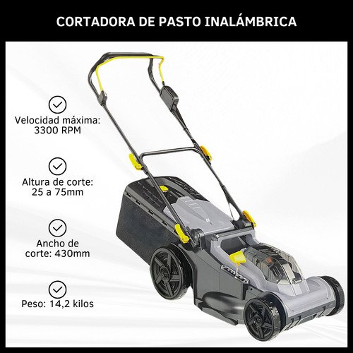 Cortadora de Pasto Inalámbrica