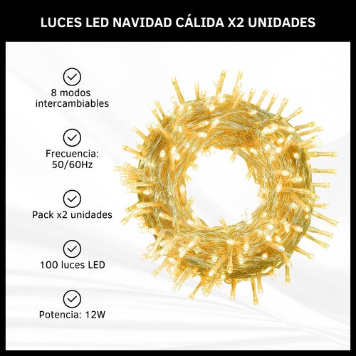 Luces Navideñas de Decoración