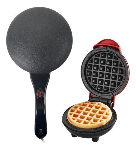 Combo Panquequera + Waflera Eléctrica