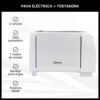 Pava Eléctrica Corte Mate + Tostadora
