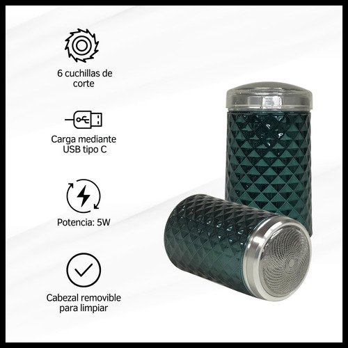Máquina de Cortar Pelo y Afeitadora Mini Shaver