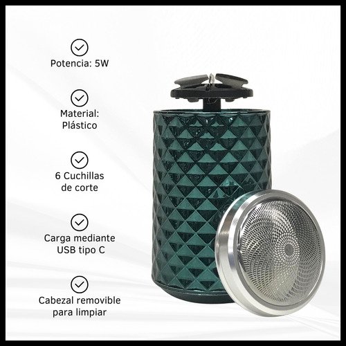 Combo Patillera + Mini Afeitadora Portátil