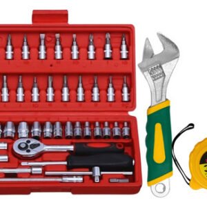 Set de Llave Tubo y Llave Francesa