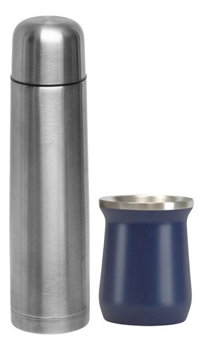 Combo Termo y Mate de Acero Inoxidable