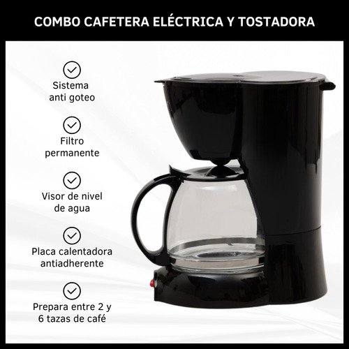 Combo Tostadora + Cafetera