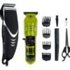 Set Cortadoras de Pelo + Patillera Recargable USB + Peines