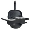 Set de Batería de Cocina Antiadherente de 4 Piezas