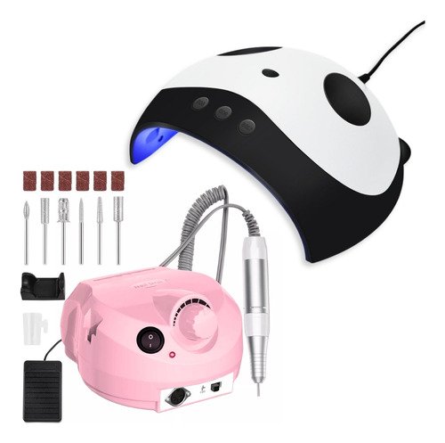 Cabina UV LED Para Uñas y Torno Eléctrico Profesional