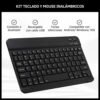 Combo Teclado y Mouse Inalámbrico Bluetooth