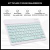 Combo Teclado y Mouse Inalámbrico Bluetooth
