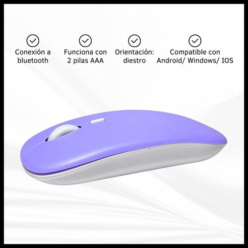 Combo Teclado y Mouse Inalámbrico Bluetooth