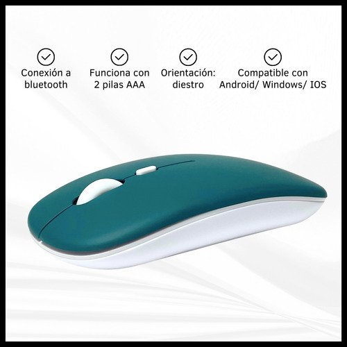 Combo Teclado y Mouse Inalámbrico Bluetooth