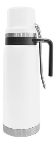 Termo 1L con Mate y Bombilla de Acero Inoxidable