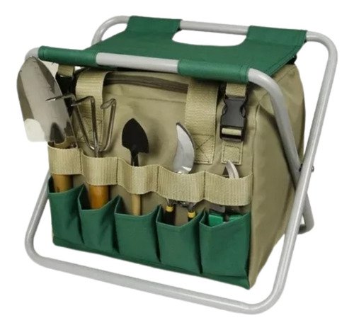 Banco Plegable con Bolso Organizador