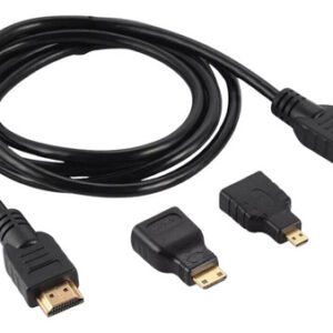 Cable HDMI con Adaptadores Micro y Mini