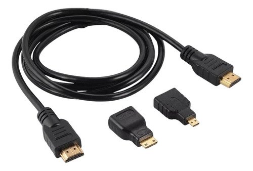 Cable HDMI con Adaptadores Micro y Mini