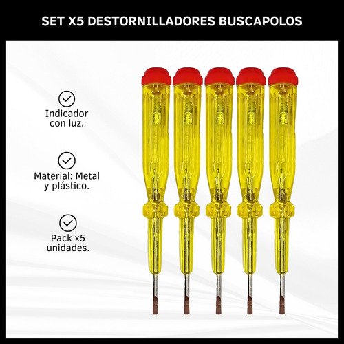 Destornillador Buscapolo X5
