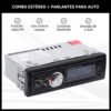 Combo Estéreo Auto Bluetooth con 4 Parlantes Coaxiales