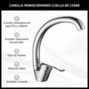 Grifería Monocomando Cuello De Cisne