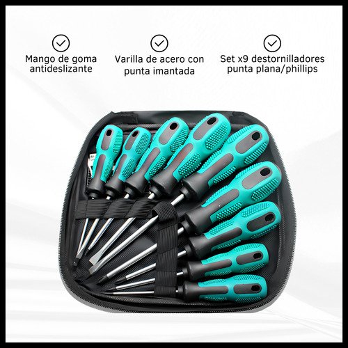 Juego De Herramientas Manuales Combo Electricista