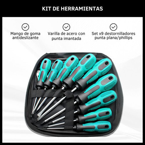 Juego De Herramientas Manuales Combo Electricista
